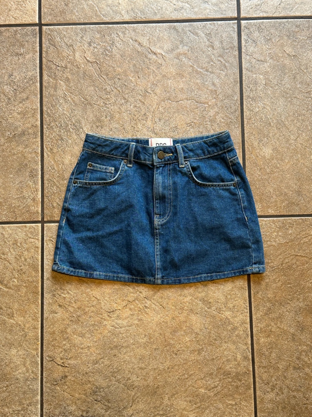 BDG Blue Denim Mini Skirt